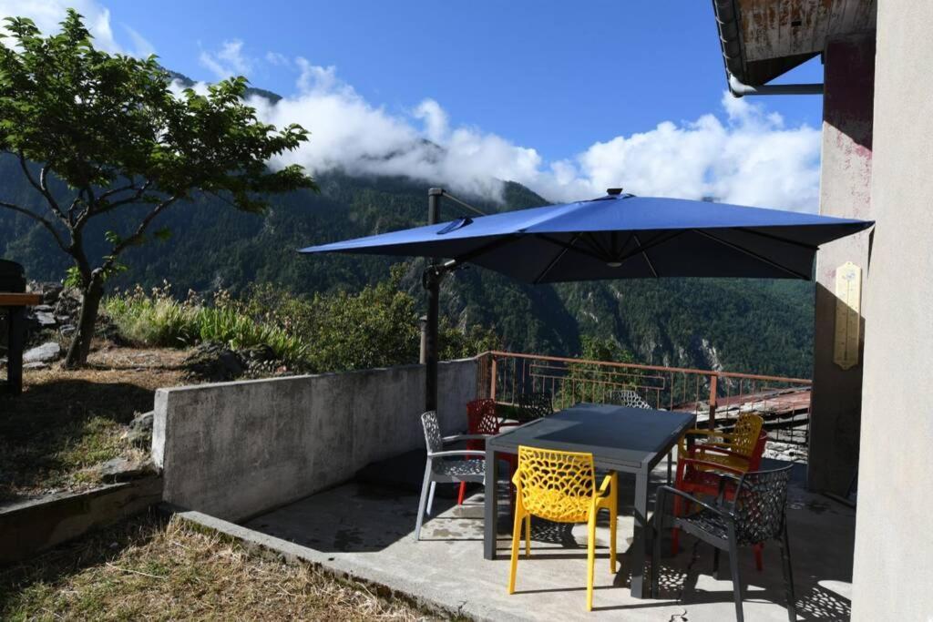Logement rénové avec vue panoramique La Saussaz Exterior foto
